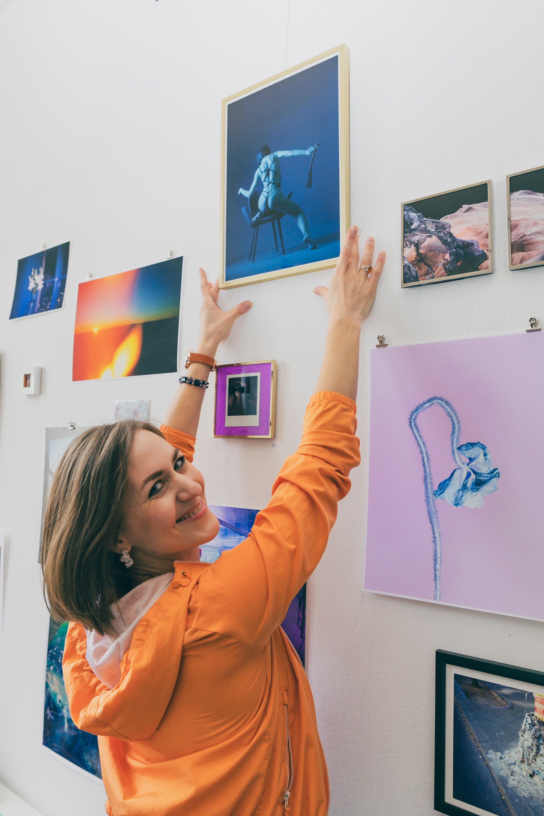 Fine art photographic prints by Berlin photographer Elvina Kulinicenko on display at Cropp Studios